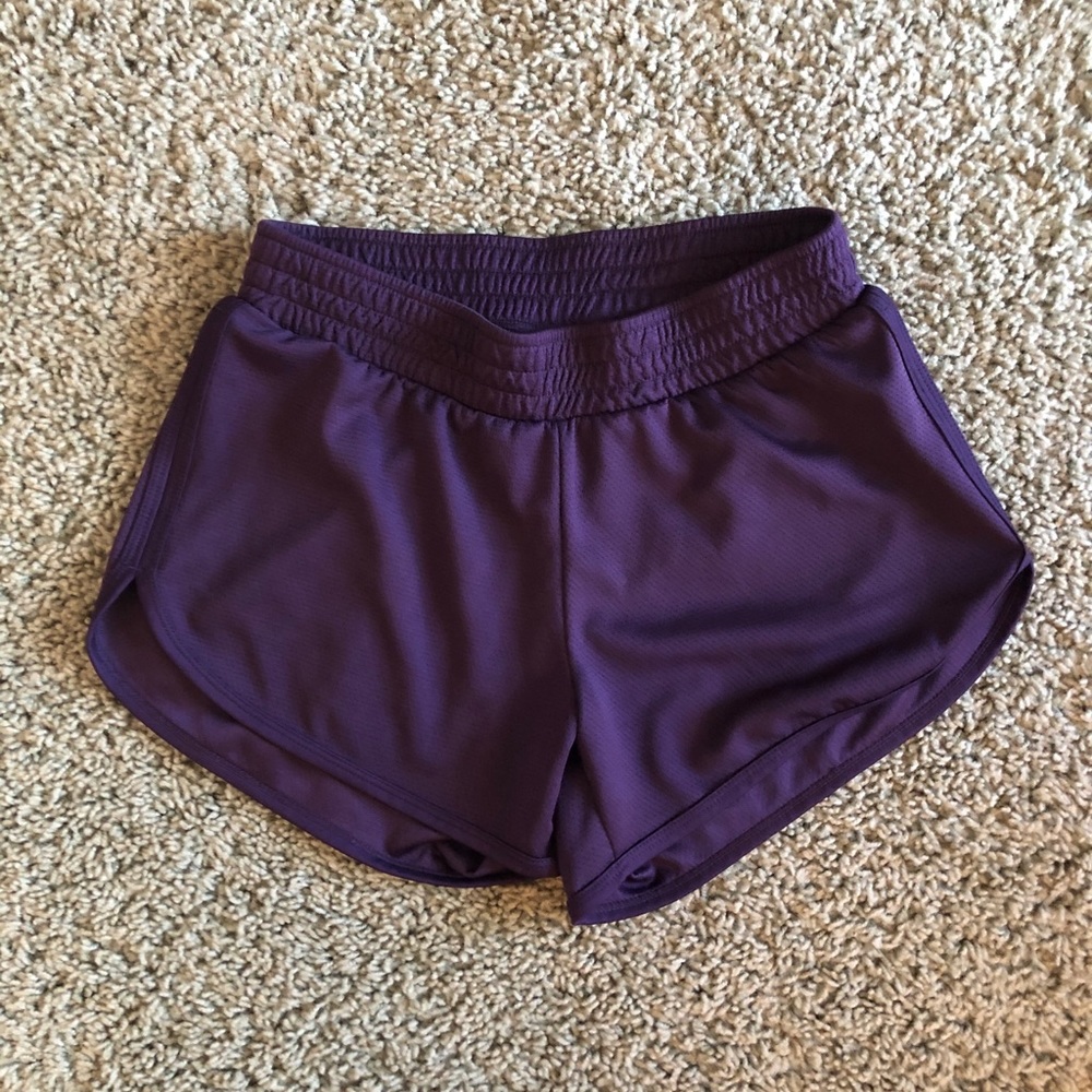 Purple running shorts!